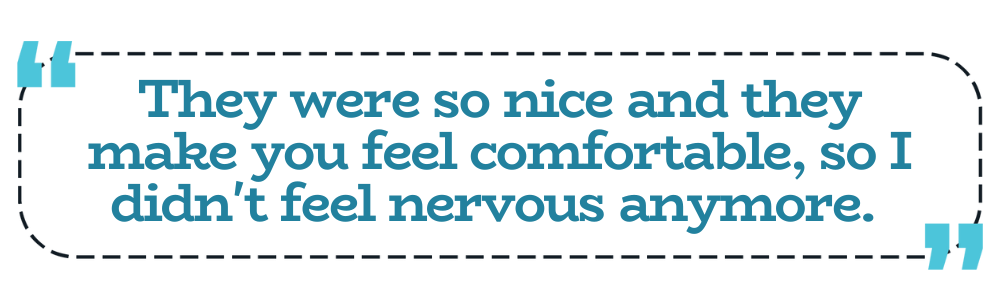 Natalie-quote Patient quote testimonial smile experience orthodontics